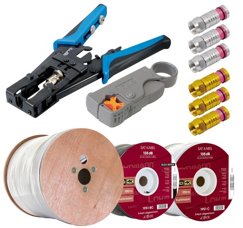 Koaxialkabel 135db fach - 135db, 5-fach